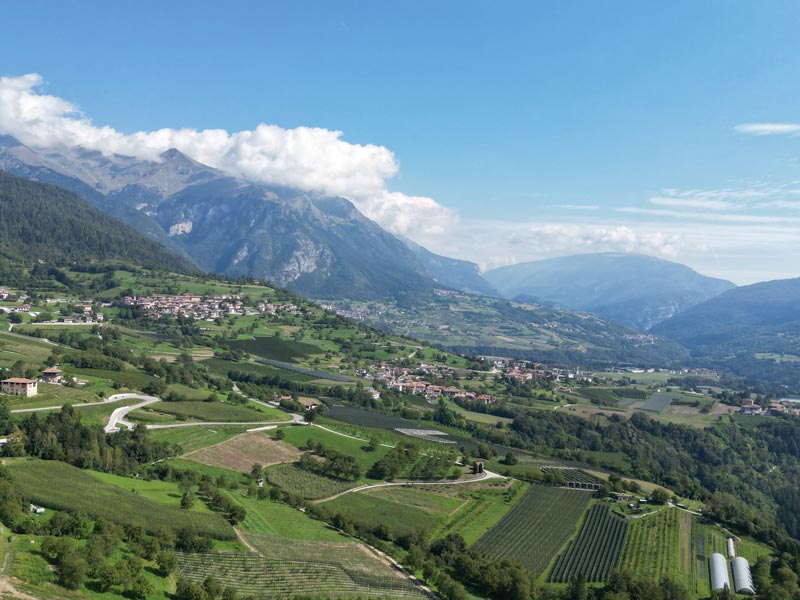 Agritur Maso alle Rose in Cavrasto di Bleggio Superiore, umgeben von Grün und Natur, im Trentino Azienda Agricola Maso Paradiso di Pederzolli Diego | Wo wir sind